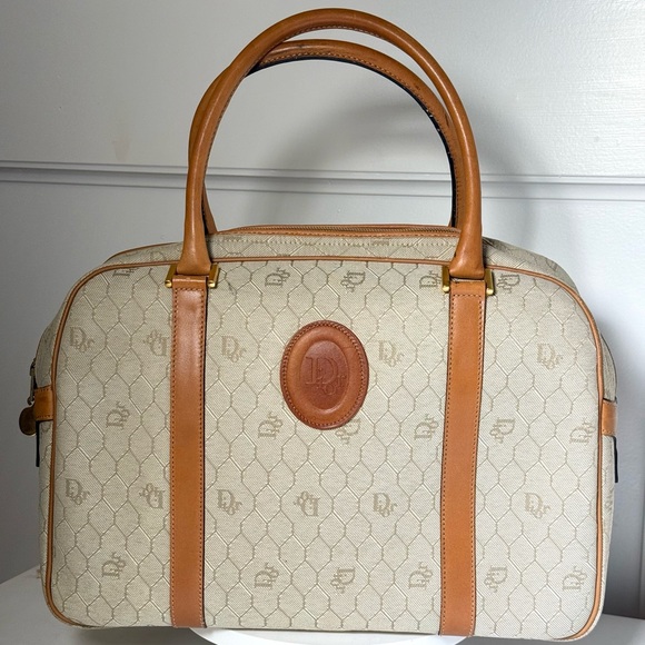 Christian Dior Rare Honeycomb Deauville Handbag - Picture 9 of 15